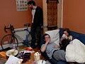 Student living. ‘Conjuring up a decent chilli, cleaning a loo properly and washing a sheet are lifelong useful skills.’ Photograph: Janine Wiedel Photolibrary/Alamy