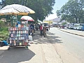 Some drivers have turned a bus stop on the road stretching from the Graphic Road to Accra Technical University into a parking space for vehicles