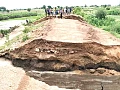 The collapse of the bridge has cut off the community negatively impacting socio-economic activities