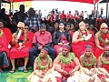 The children and the family of the late Apostle Kwadwo Safo Kantanka at the funeral grounds