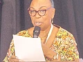 Betty Mould-Iddrissu (right), Member of the Council of State, addressing the participants. Picture: CALEB VANDERPUYE