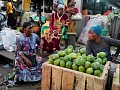 Market women interact at the Agbogbloshie market in Accra, Ghana. November 28, 2024. REUTERS/Francis Kokoroko