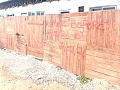 A notice scribbled on ULA Beach Resort walls