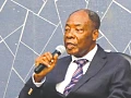 Francis Poku, former Minister of National Security, addressing the National Policy Dialogue. Picture: ELVIS NII NOI DOWUONA 