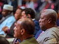 President John Mahama (left) answering questions during the dialogue session