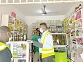 Officials from TMPC inspecting documents at Abura in Cape Coast