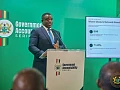 Samuel Nartey George, Minister of Communication, Digital Technology and Innovations, speaking during the Government Accountability Series 