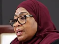 The Tanzanian president's (pictured above) husband, Hafidh Ameir Hassan, kept a low profile and was rarely pictured