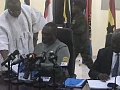 Dr Cassiel Ato Forson, Minister of Finance (right) has officially handed over the administration of the Ministry of Defence to Kenneth Gilbert Adjei