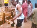 The entire place gets flooded and water enters into homes