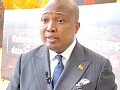 Samuel Okudzeto Ablakwa, Minister of Foreign Affairs, addressing the media after series of bilateral relations on the sidelines of the UN General Assembly in New York, USA