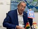 Roey Gilad, the sraeli Ambassador to Ghana, Liberia and Sierra Leone addressing the press