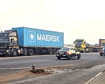 Heavy-duty trucks parked on the shoulders of the roads have become a common sight in the Tema Port enclave