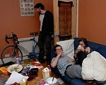 Student living. ‘Conjuring up a decent chilli, cleaning a loo properly and washing a sheet are lifelong useful skills.’ Photograph: Janine Wiedel Photolibrary/Alamy
