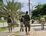 TPLF fighters were patrolling the streets of Mekelle on Wednesday