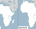 The Mercator projection is the map widely used across the globe but inaccurately depicts the sizes of countries and continents
