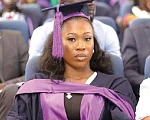 Nancy graduated with the highest grade point in the university