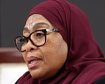 The Tanzanian president's (pictured above) husband, Hafidh Ameir Hassan, kept a low profile and was rarely pictured