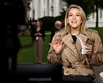 CNN White House reporter Betsy Klein, seen here back at the White House on Thursday, was reportedly denied access earlier in the day
