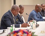 President John Dramani Mahama speaking at the Council on Foreign Relations in New York