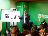 Julius Neequaye Kotey, CEO of DVLA, speaking at the Government Accountability Series