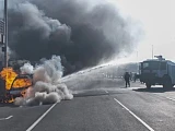 Police fired rubber bullets to disperse crowds as businesses remained shut