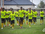 Black Starlets players ready for the game