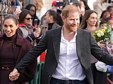 Formally known as the Duke and Duchess of Sussex, they posed for selfies, hugged members of the crowd and accepted flowers