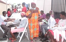 Some participants in the Graphic free health screening exercise. Pictures: ESTHER ADJORKOR ADJEI