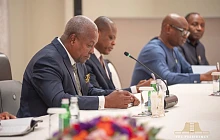 President John Dramani Mahama speaking at the Council on Foreign Relations in New York