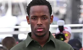 Micheal Ward poses for the cameras at an event last year