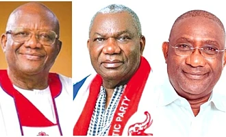 Paul Afoko — National Chairman hopeful, Boakye Agyarko — National Chairman hopeful, Sammy Crabbe — National  Chairman hopeful
