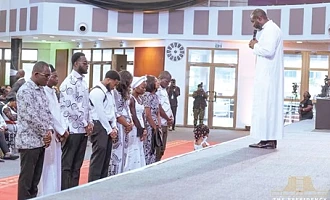 Prayers being offered for relatives of the eight victims of the helicopter crash