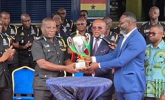 IGP pledges Police support for Democracy Cup as trophy tour hits Police Headquarters