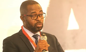 Dr. Chris Opoku Fofie, Deputy Director of the Family Health Division at Ghana Health Service, delivering a statement. Picture: ESTHER ADJORKOR ADJEI 