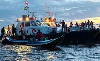 A search and rescue operation for dozens of missing people continued on Sunday