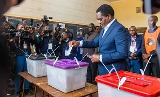 President Hakainde Hichilema is hoping to win a second five-year term