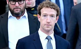 Meta boss Mark Zuckerberg has seen his company face an increasing number of lawsuits over child safety - pictured here after testifying at a Los Angeles court in a separate case in February