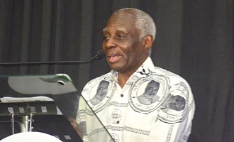 Tsatsu Tsikata, Legal luminary and statesman —speaking at the event