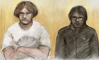 Flowers (left) and Thalha Jubair pleaded guilty in court on Monday
