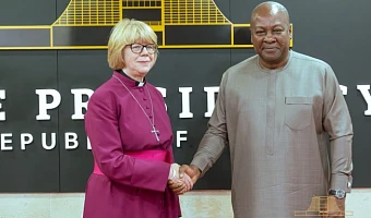 First female Archbishop of Canterbury pays courtesy call on President Mahama