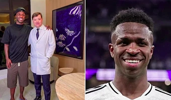 Brazil star Vinicius Junior is unrecognisable after chin surgery post-World Cup