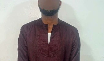 Nana Yaw Bonsu Kwarteng, a suspected romance scammer 