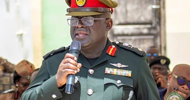 The Director-General of NACOC, Brigadier General Maxwell Obuba Mantey