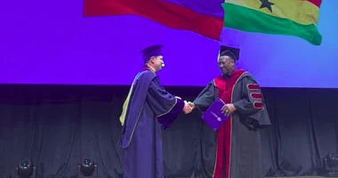 President Mahama receives Honorary Doctorate from RUDN University